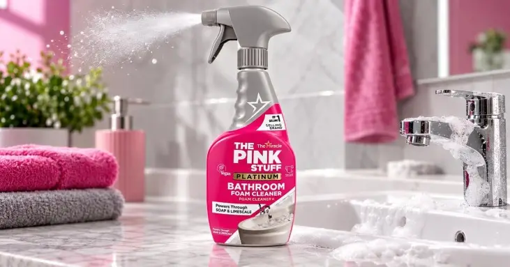The Pink Stuff Platinum почистваща пяна за баня 750 ml The Pink Stuff Platinum почистваща пяна за баня 750 ml