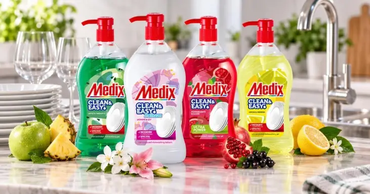Medix Clean & Easy препарат за ръчно миене на съдове 800 ml