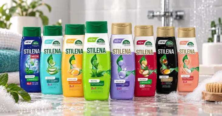 Stilena шампоани и балсами 2 в 1 и шампоан 4 в 1 350 ml Stilena шампоани и балсами 2 в 1 и шампоан 4 в 1 350 ml