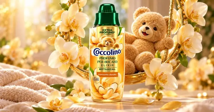 Coccolino Elixir Botanicals Tramonto Dorato парфюм за пране 342 ml