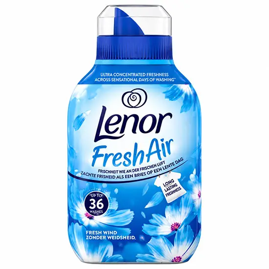 Lenor Fresh Wind омекотител 504 ml, 36 дози