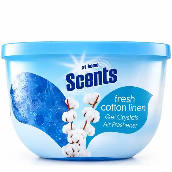 At Home Scents Gel Crystals Fresh Cotton Linen ароматизатор за въздух