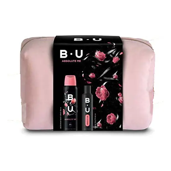B.U ABSOLUTE ME подаръчен комплект тоалетна вода 50 ml + део спрей 150 ml + несесер