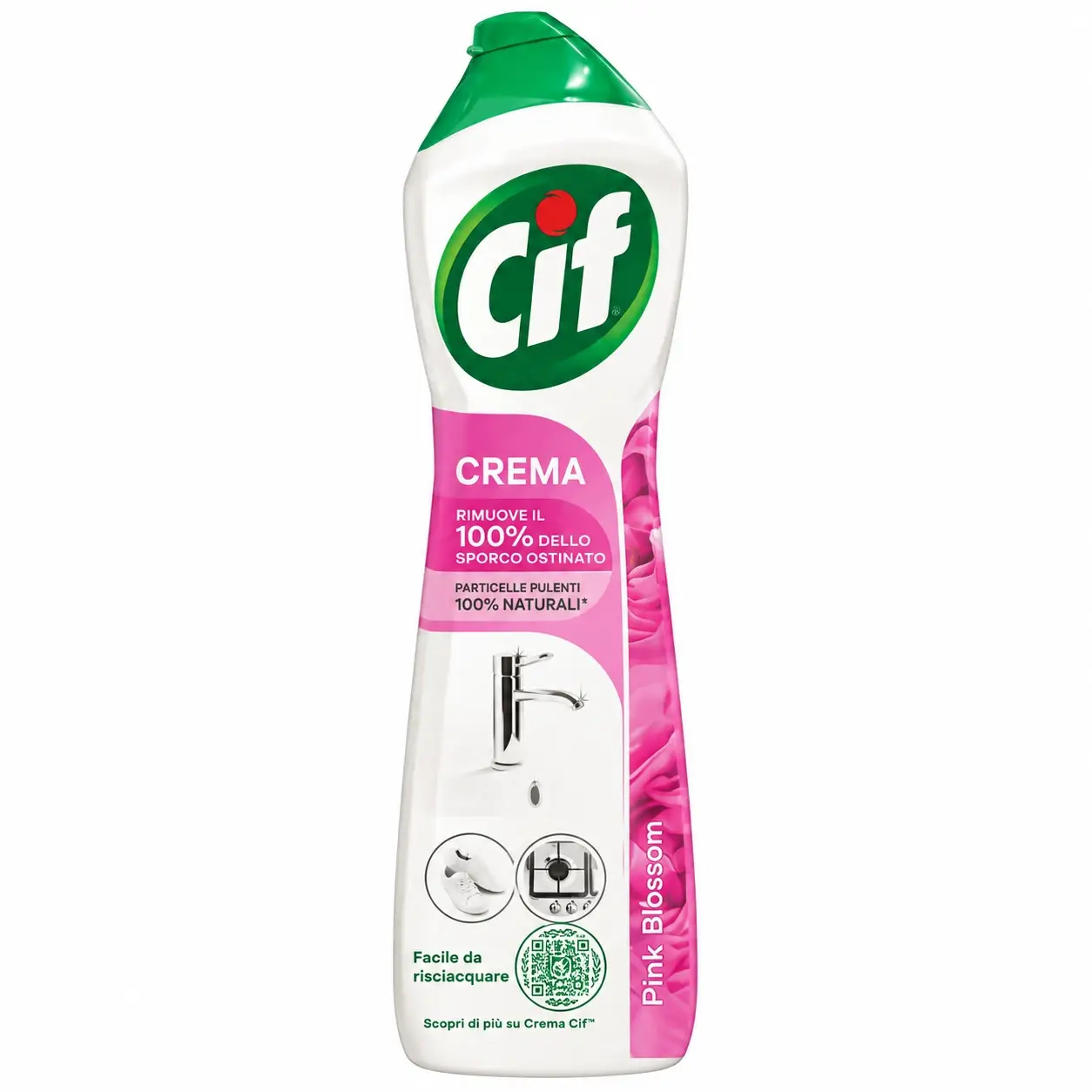 Cif Crema Pink Blossom кремообразен почистващ препарат