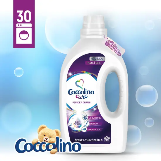 Coccolino Care течен перилен препарат за цветни и тъмни дрехи 1200 ml