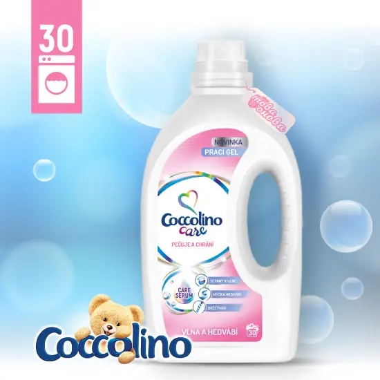 Coccolino Care течен перилен препарат за вълна и деликатни тъкани 1200 ml