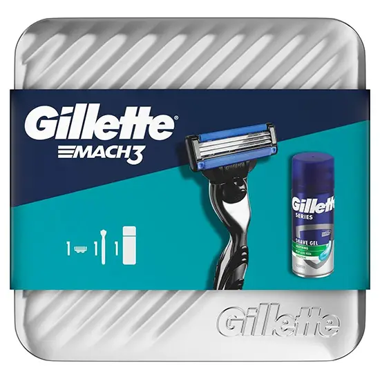 Gillette Mach3 подаръчен комплект за бръснене 75 ml