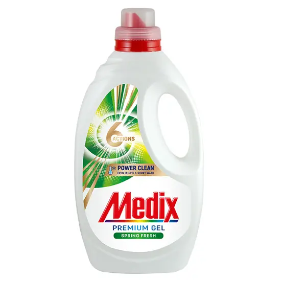 Medix Spring Fresh течен перилен препарат за бели и цветни тъкани