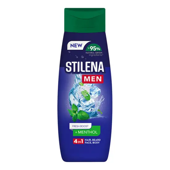 Stilena Men Fresh Boost Menthol шампоан 4 в 1 350 ml