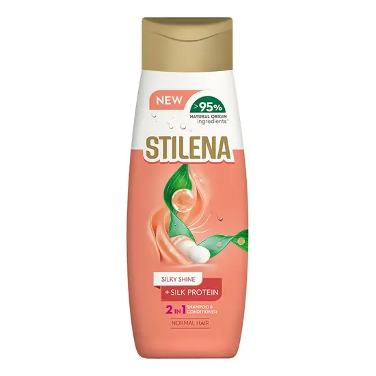 Stilena Silky Shine Silk Protein шампоан и балсам 2 в 1 350 ml