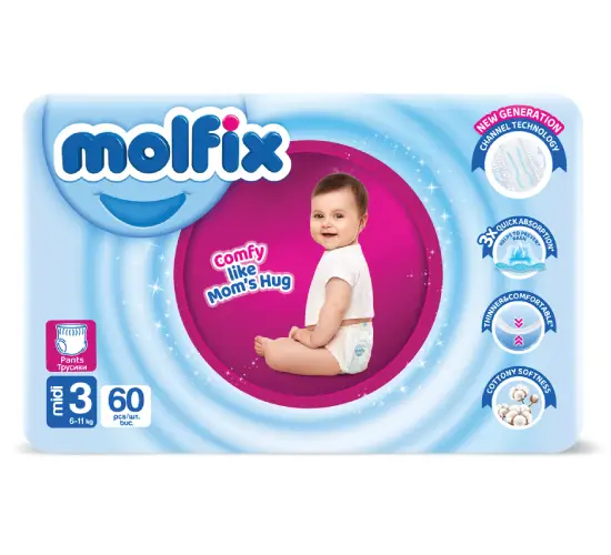 Molfix Pants Jumbo 3 Midi гащички за бебе