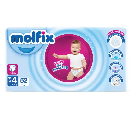 Molfix Pants Jumbo 4 Maxi гащички за бебе
