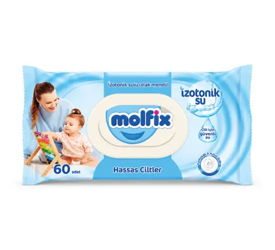 Molfix Sensitive Skin мокри кърпички 60 бр.