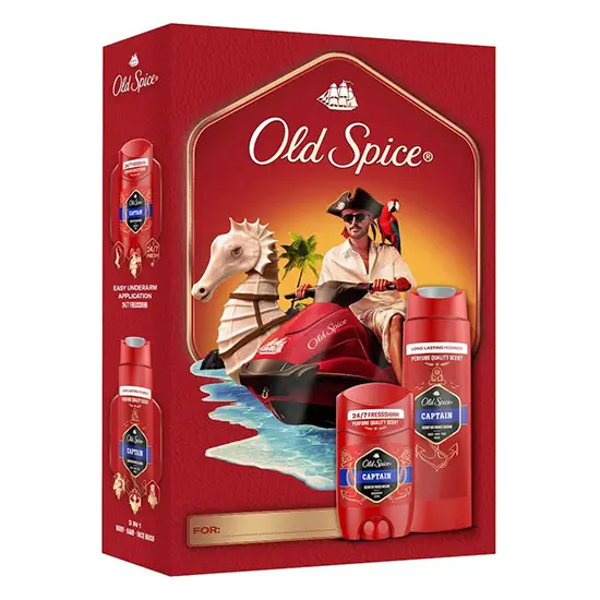 Old Spice Captain подаръчен комплект 250 ml + 50 ml