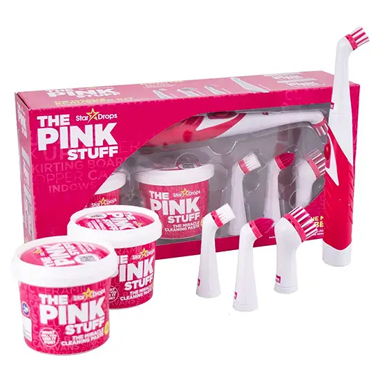 The Pink Stuff The Miracle Scrubber Kit комплект за почистване 2 x 500 g