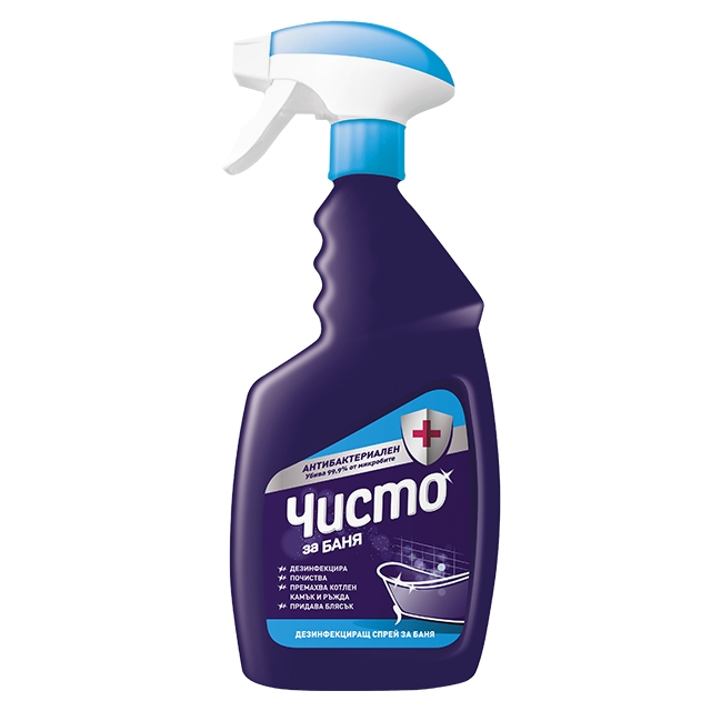 Чисто дезинфектиращ спрей за баня 700ml