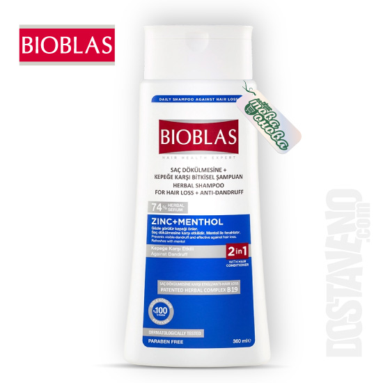 Bioblas шампоан с цинк и ментол