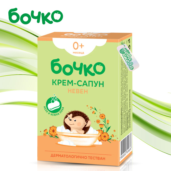 Бочко бебешки крем-сапун невен 75 г