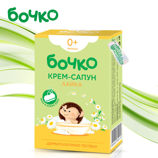 Бочко бебешки крем-сапун лайка 75 г