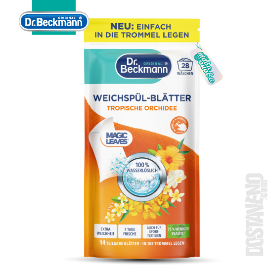 Dr. Beckmann омекотител на листове Tropische Orchidee