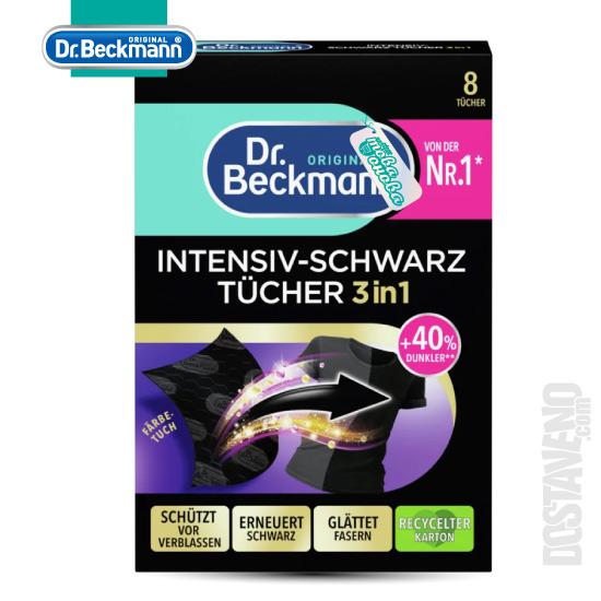 Dr. Beckmann кърпички за интензивно черно 3в1