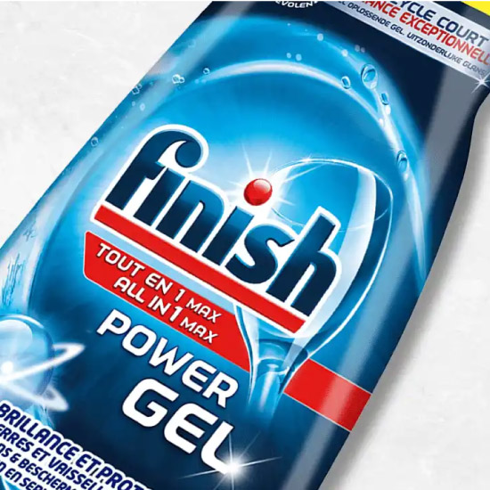 Finish power gel гел за съдомиялна 600 ml