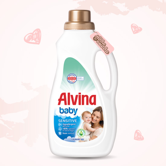 ALVINA BABY Течен перилен препарат с Алое Вера