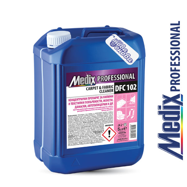 Medix Professional DFC 102 за килими и текстилни повърхности, мокети, дамаски, авто тапицерии