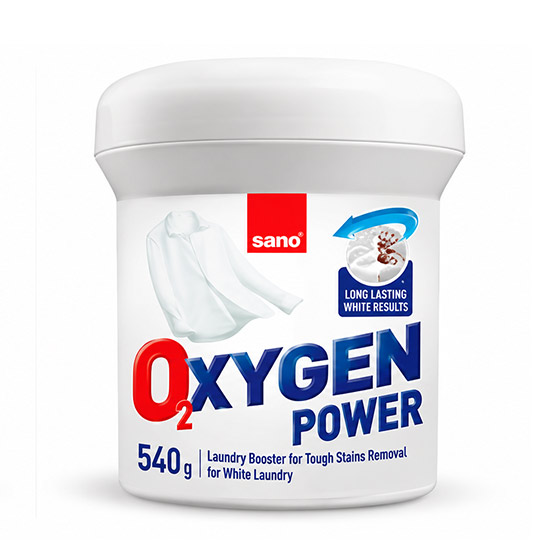 Sano Oxygen Power White прахообразен препарат за премахване на петна 540 g