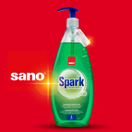 sano spark препарат за съдове краставица 1000 ml