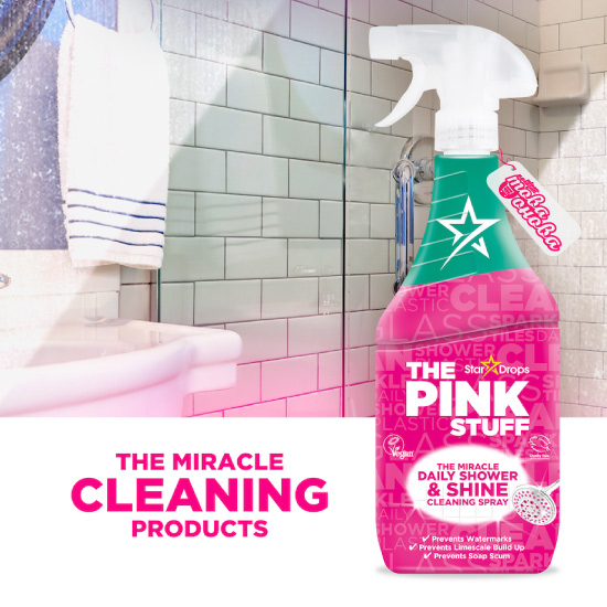 The Pink Stuff Daily Shower & Shine ежедневен спрей за душ